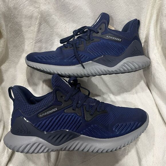Adidas Alphabounce Beyond Team Collegiate Blue B37228 Men's US 10.5 NO Box, NEW - Picture 1 of 15